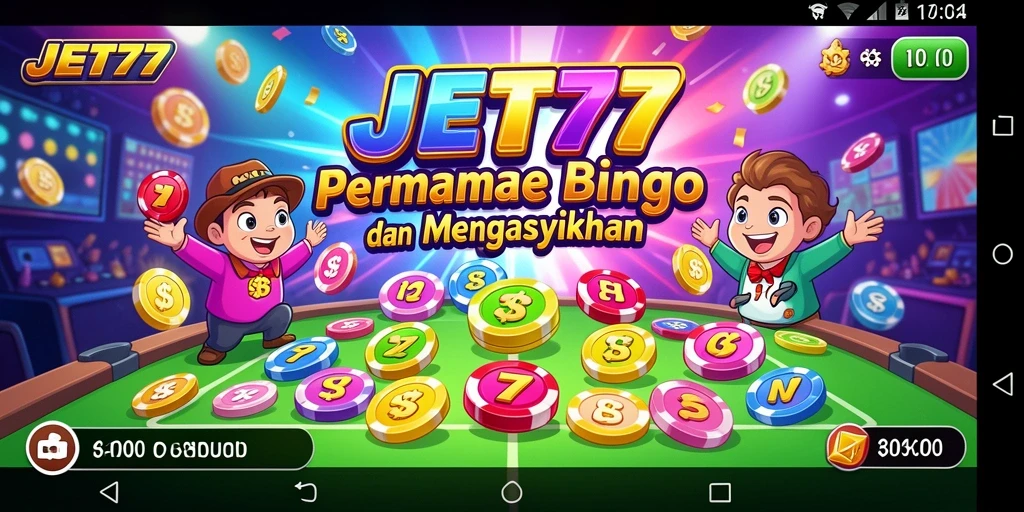 Screenshot gameplay JET77 yang menunjukkan keseruan permainan Bingo.