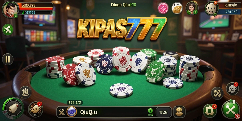 Tampilan gameplay seru dari KIPAS777 QiuQiu.