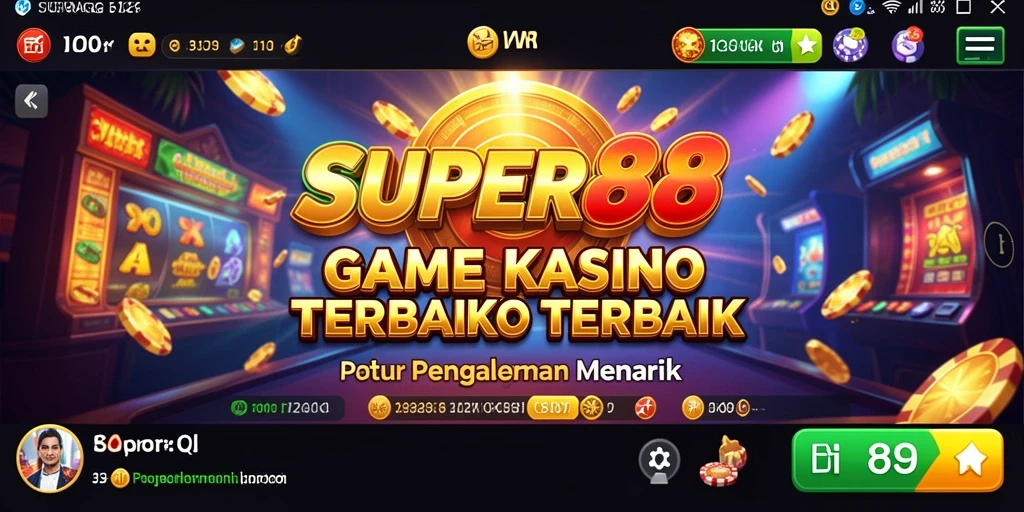 Tampilan permainan seru di SUPER88 dengan grafik yang menawan.